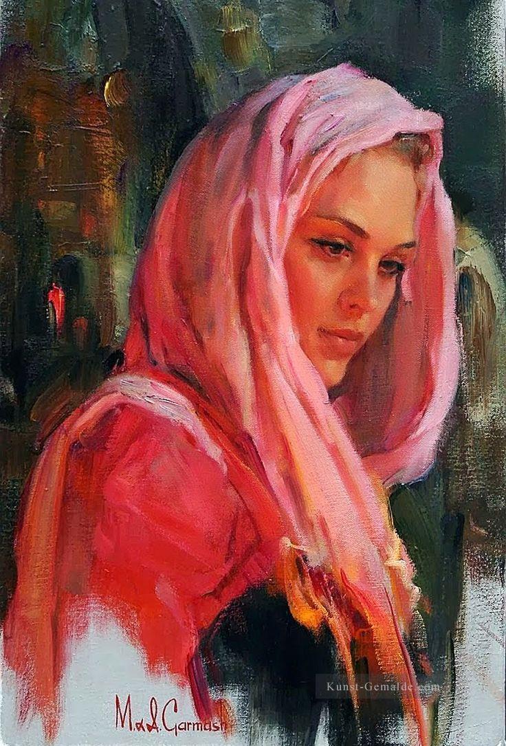Hübsches Mädchen MIG 05 Impressionist Ölgemälde